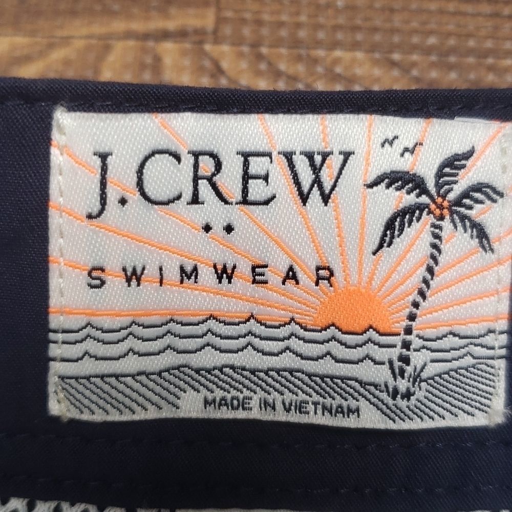 J.Crew Factory Blue Swim Shorts size 29 - Picture 6 of 11